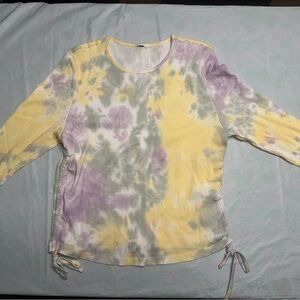 Tie-Dye Long Sleeve Top